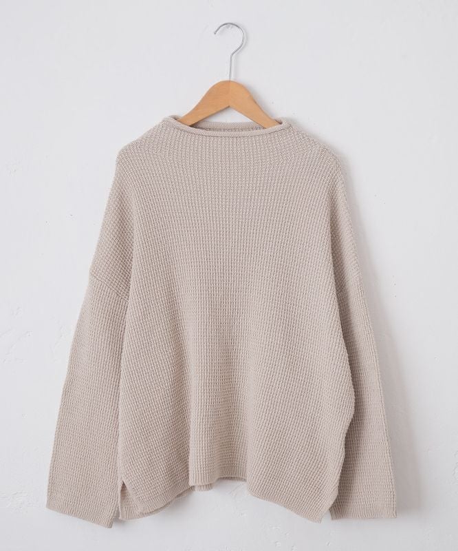  hagumu｜ハニカムコットンニット [[MT-0493]][C]