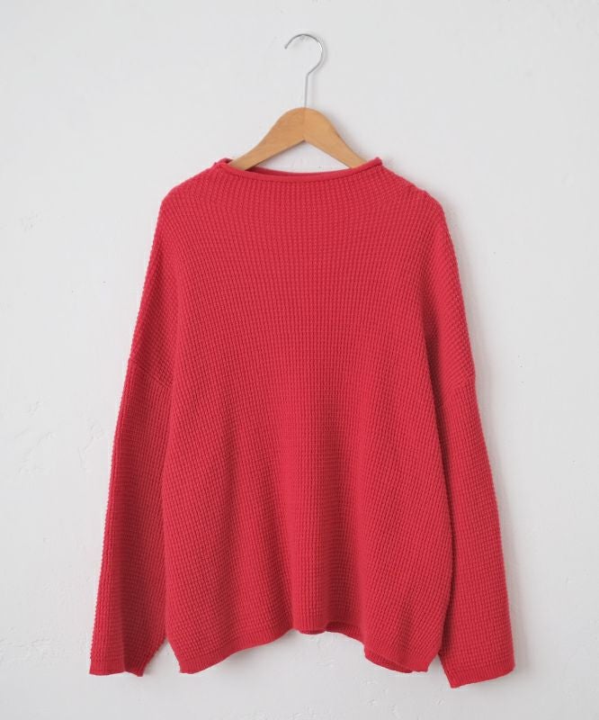  hagumu｜ハニカムコットンニット [[MT-0493]][C]