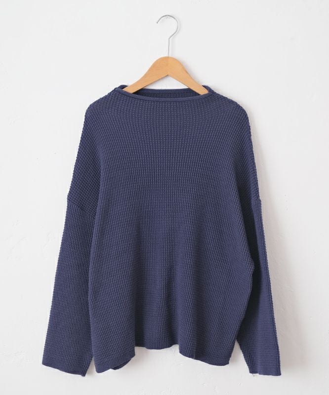  hagumu｜ハニカムコットンニット [[MT-0493]][C]