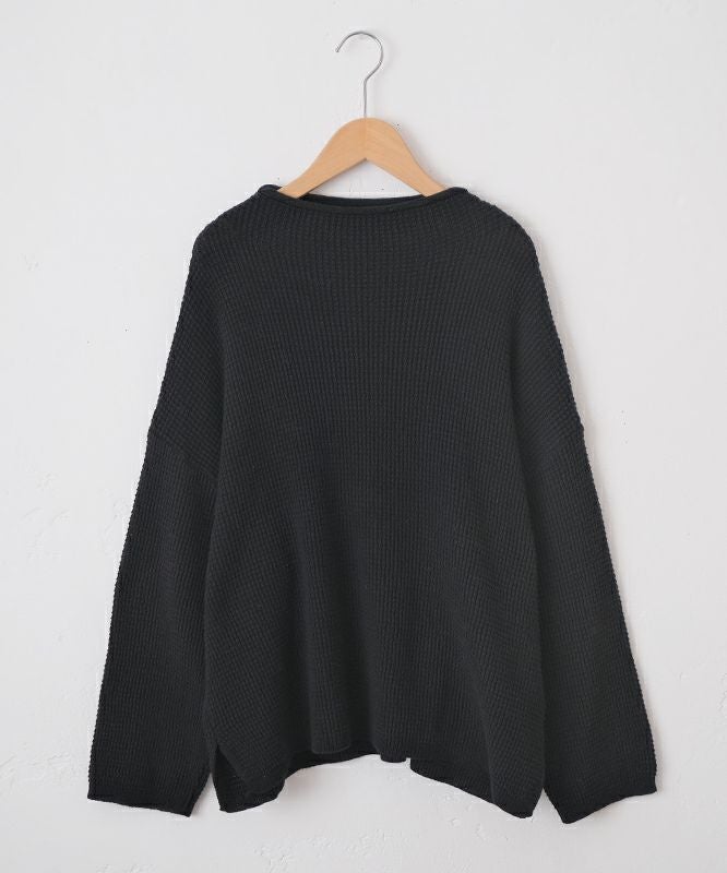  hagumu｜ハニカムコットンニット [[MT-0493]][C]