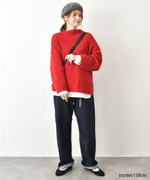 hagumu｜ハニカムコットンニット [[MT-0493]][C]