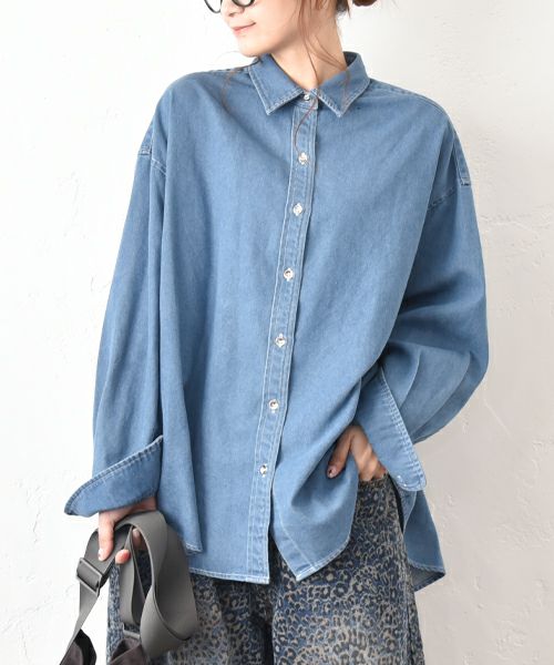 HUMS｜デニムシャツ [[HUM-091]][C]