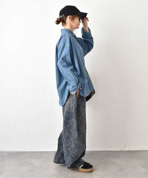 HUMS｜デニムシャツ [[HUM-091]][C]