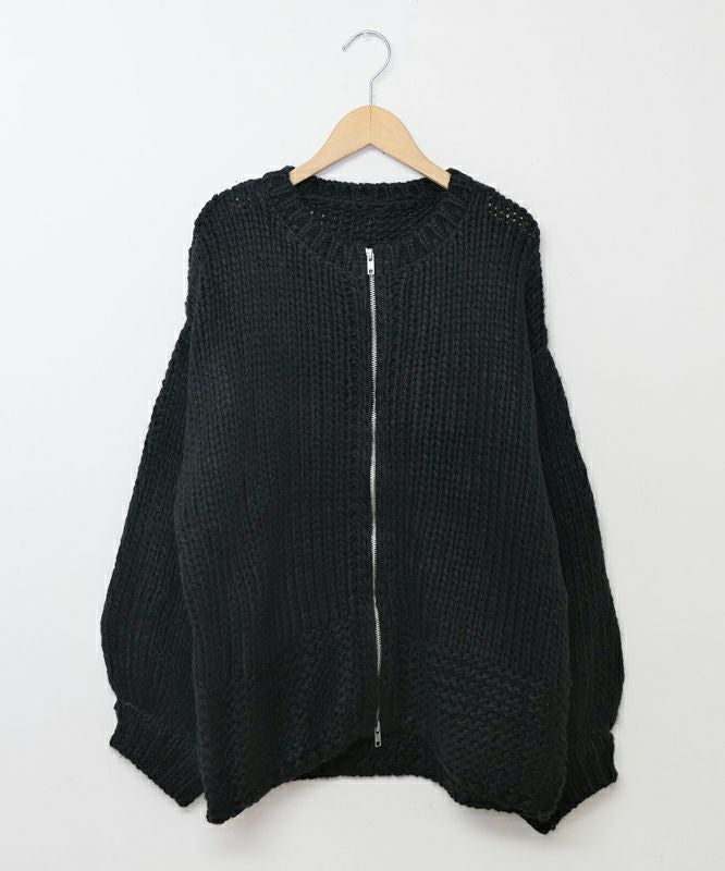  IN THE MARKET｜ロービングケーブルショート丈ニット [[HUG-3411S120]][C]