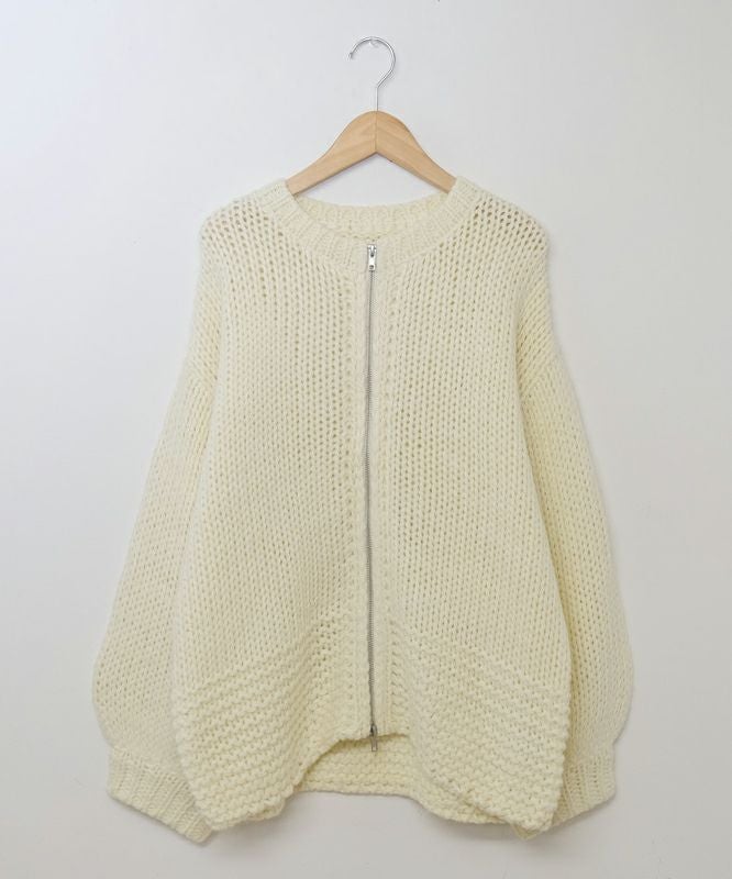  IN THE MARKET｜ロービングケーブルショート丈ニット [[HUG-3411S120]][C]