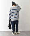 IN THE MARKET｜ブークレ ボーダーニット [[HUG-1561F120]][C]