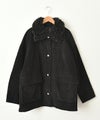  IN THE MARKET｜コーデュロイ 衿ファー薄中綿入りミドルカバーオール [[HUG-7183F613]][C]