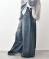HUMS｜デニムワイドバギーパンツ [[C-5132]][C]