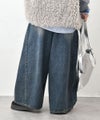 HUMS｜デニムワイドバギーパンツ [[C-5132]][C]