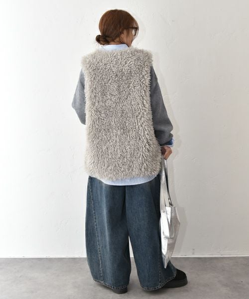 HUMS｜デニムワイドバギーパンツ [[C-5132]][C]