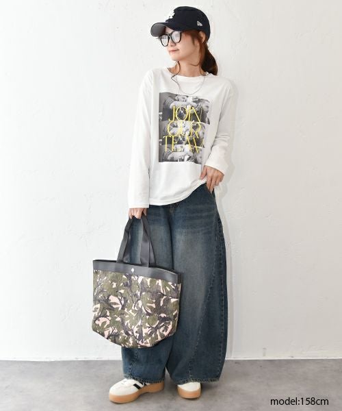 HUMS｜デニムワイドバギーパンツ [[C-5132]][C]