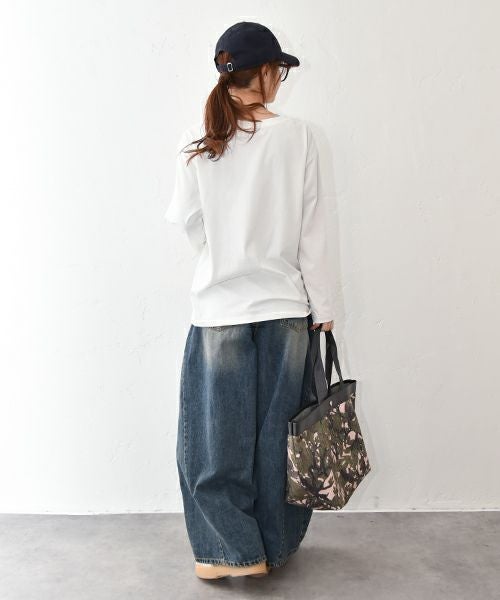 HUMS｜デニムワイドバギーパンツ [[C-5132]][C]