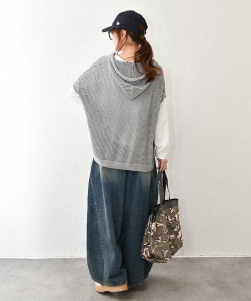 HUMS｜デニムワイドバギーパンツ [[C-5132]][C]