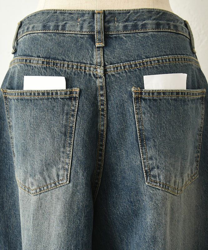 HUMS｜デニムワイドバギーパンツ [[C-5132]][C] | ma28 ONLINE STORE