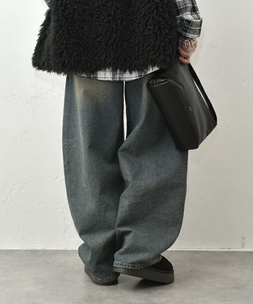 HUMS｜デニムカーブパンツ [[C-5133]][C]