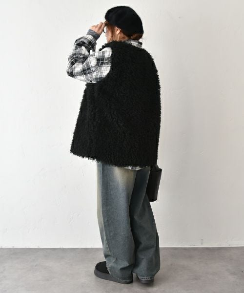 HUMS｜デニムカーブパンツ [[C-5133]][C]