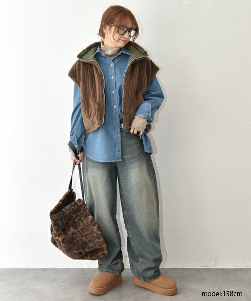 HUMS｜デニムカーブパンツ [[C-5133]][C]