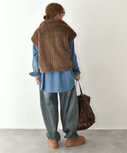 HUMS｜デニムカーブパンツ [[C-5133]][C]