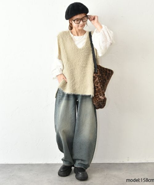 HUMS｜デニムカーブパンツ [[C-5133]][C]