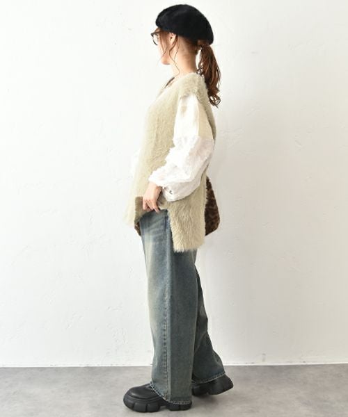 HUMS｜デニムカーブパンツ [[C-5133]][C]