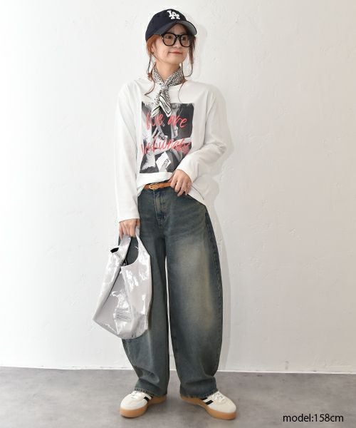 HUMS｜デニムカーブパンツ [[C-5133]][C]