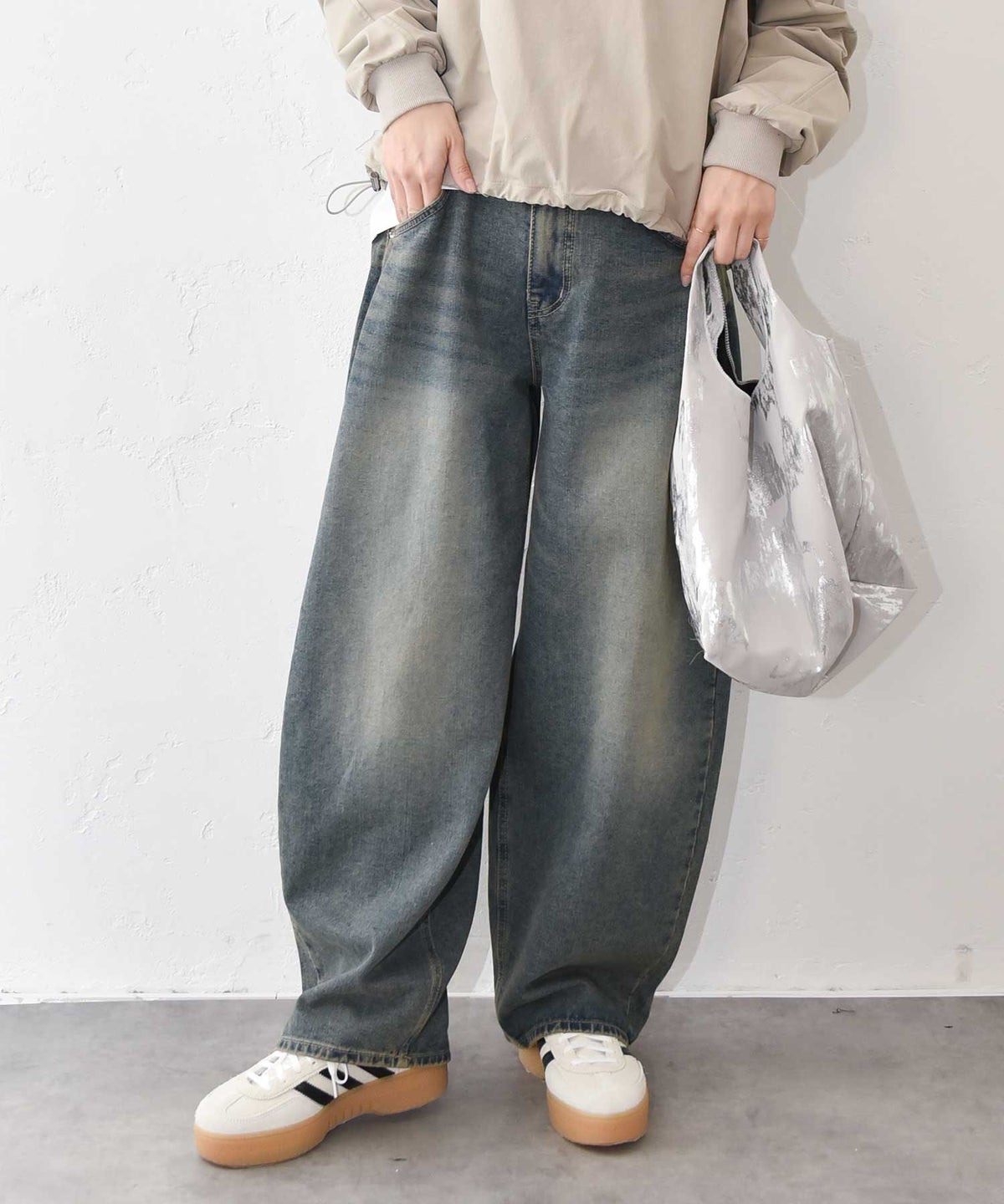 HUMS｜デニムカーブパンツ [[C-5133]][C]