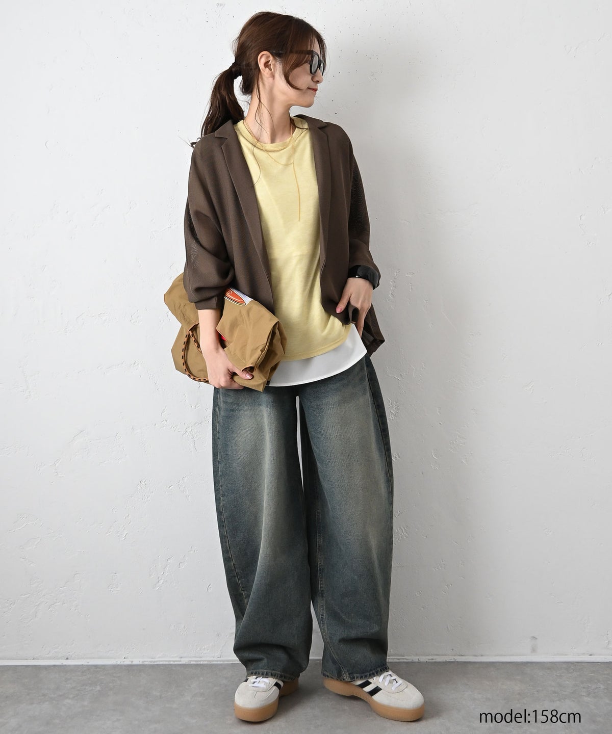 HUMS｜デニムカーブパンツ [[C-5133]][C]