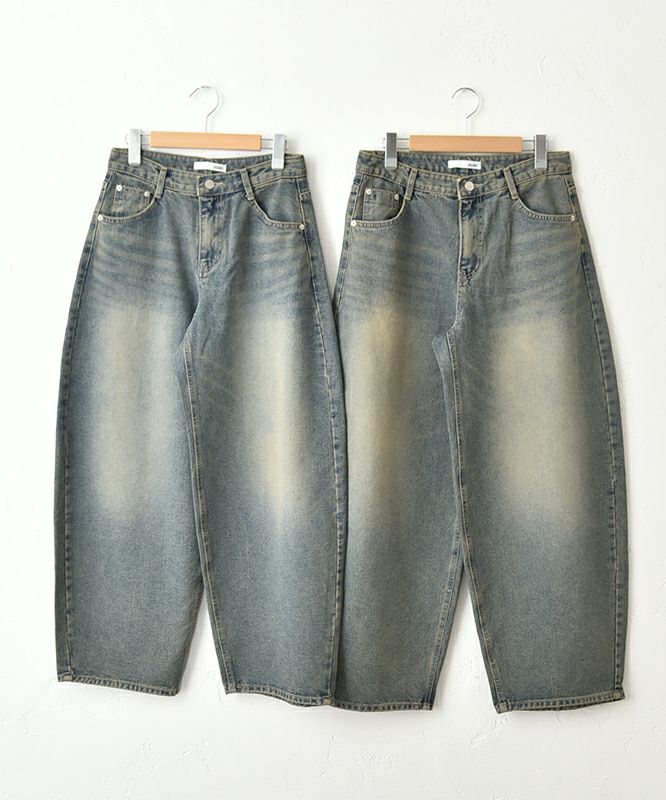  HUMS｜デニムカーブパンツ [[C-5133]][C]