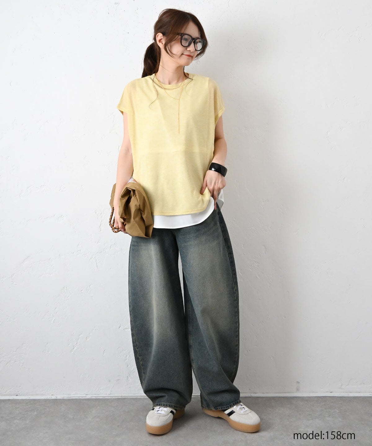 HUMS｜デニムカーブパンツ [[C-5133]][C]