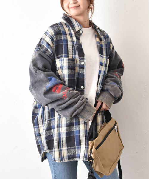 RNA｜裏毛コンビリメイクシャツ [[R2933]][C]