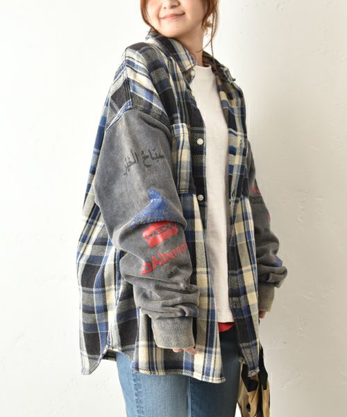 RNA｜裏毛コンビリメイクシャツ [[R2933]][C]