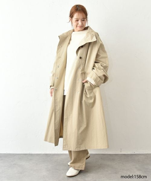 hagumu｜ミリタリーオーバーコート [[32890A331]][C]