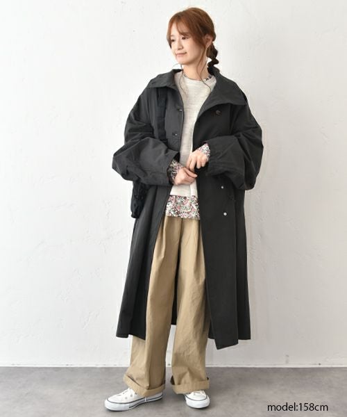 hagumu｜ミリタリーオーバーコート [[32890A331]][C]
