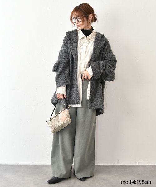 HUMS｜ストライプオーバーシャツ [[32551A132]][C]