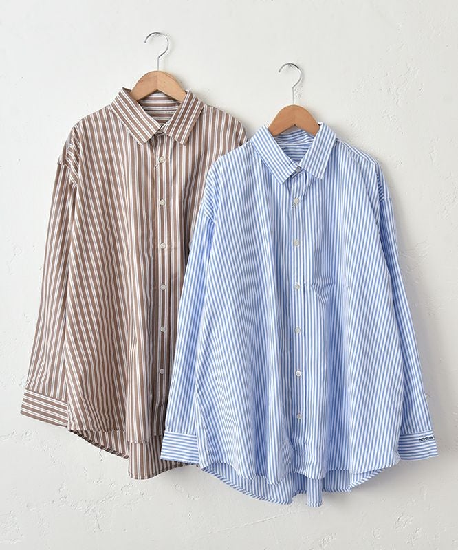 HUMS｜ストライプオーバーシャツ [[32551A132]][C]