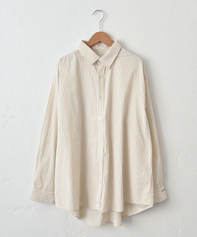 HUMS｜ストライプオーバーシャツ [[32551A132]][C]