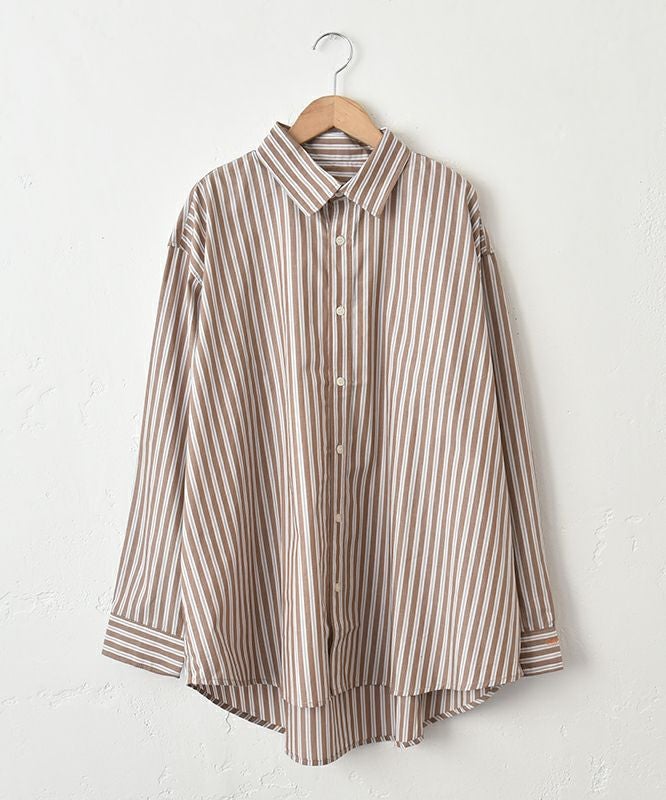 HUMS｜ストライプオーバーシャツ [[32551A132]][C]