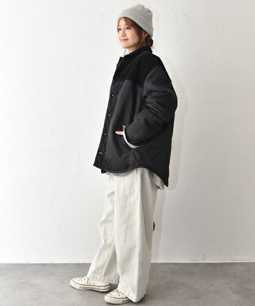 Our.｜コーデュロイ切替えキルトアウター [[Our-017]][C]