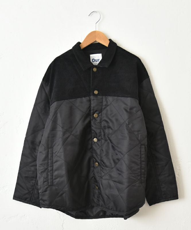 Our.｜コーデュロイ切替えキルトアウター [[Our-017]][C]