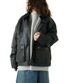 yoused｜LEATHER FISHING JKT [[LEATHER FISHING JKT]][D]