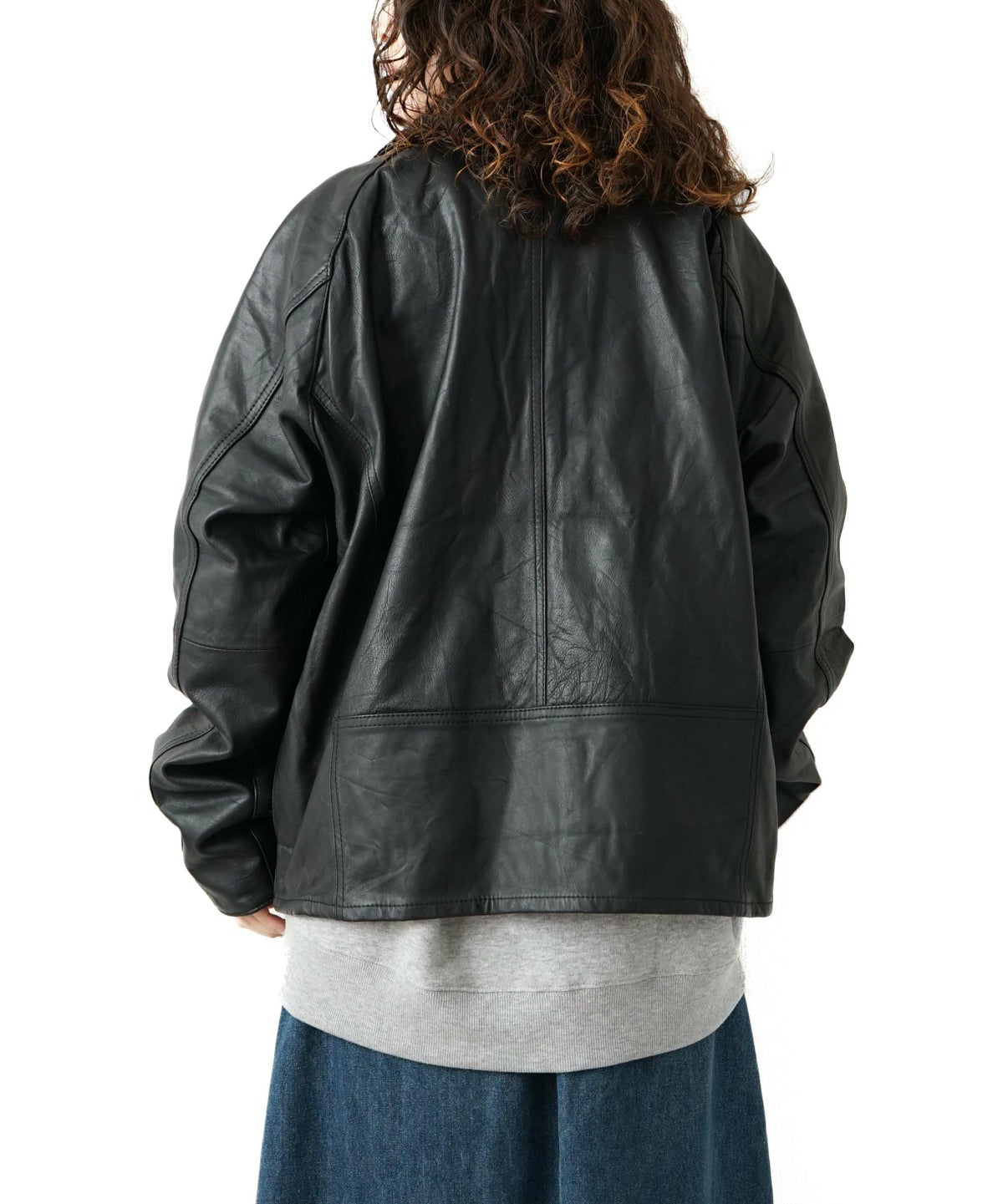 yoused｜LEATHER FISHING JKT [[LEATHER FISHING JKT]][D]