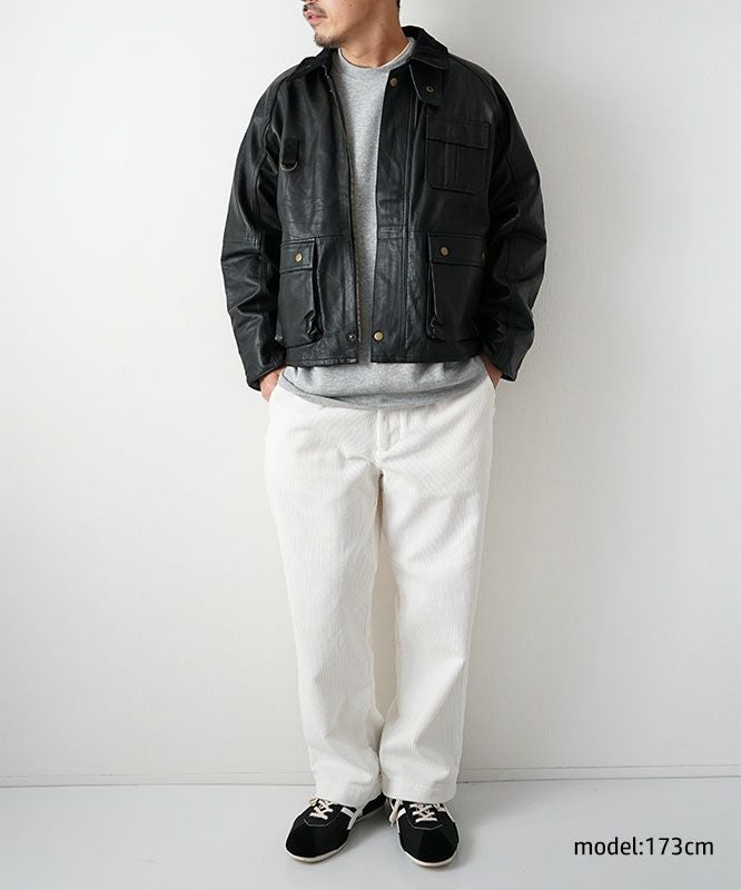 yoused｜LEATHER FISHING JKT [[LEATHER FISHING JKT]][D]