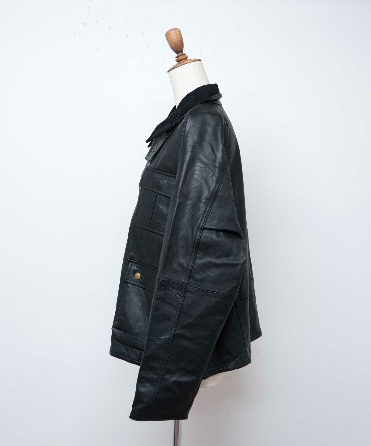 yoused｜LEATHER FISHING JKT [[LEATHER FISHING JKT]][D]