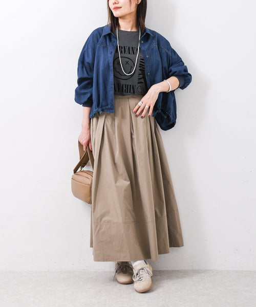 Hymn LIPA｜撥水加工フレアスカート [[IZK25072]][F] | ma28 ONLINE STORE