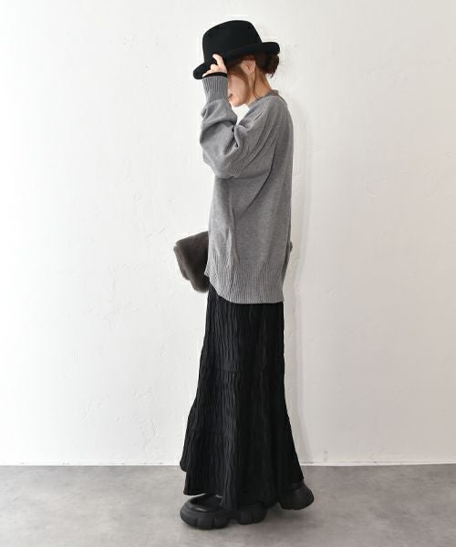 HUMS｜クルーネックニット [[3104528]][C]