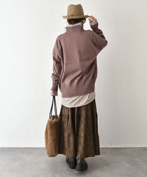 HUMS｜クルーネックニット [[3104528]][C]