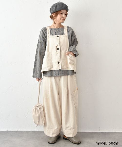 tumugu｜ソフトライト帆布パンツ [[TB25431]][C]