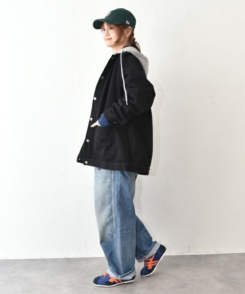 IN THE MARKET｜フード付きデニムジャケット [[93266091]][C]