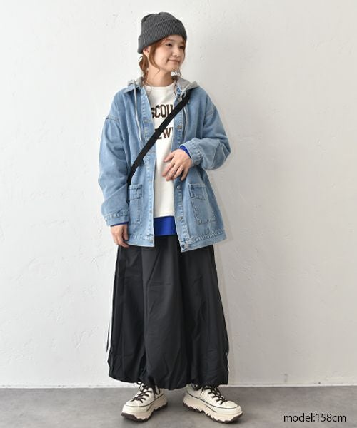 IN THE MARKET｜フード付きデニムジャケット [[93266091]][C]