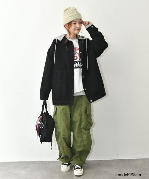 IN THE MARKET｜ロゴ入りフーディスウェット [[C-2502]][C]